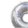 balon foliowy cyfra 9 holograficzna srebrny partypal 40 dgt