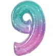 balon foliowy cyfra 9 kosmos teczowy godan 31 dgt
