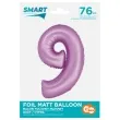 balon foliowy cyfra 9 lawendowy matowy godan 30 dgt