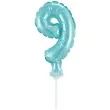 balon foliowy cyfra 9 micro blekitny godan 5 dgt