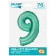 balon foliowy cyfra 9 mietowy matowy godan 30 dgt