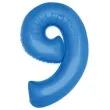 balon foliowy cyfra 9 niebieski godan 14 dgt