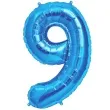 balon foliowy cyfra 9 niebieski oem 38 dgt