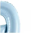 balon foliowy cyfra 9 pastel blekitny partydeco 34 dgt