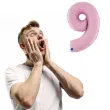 balon foliowy cyfra 9 rozowy pastel grabo 26 dgt