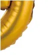 balon foliowy cyfra 9 satynowa zloty godan 14 dgt