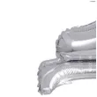 balon foliowy cyfra 9 stojaca srebrny godan 15 dgt
