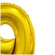 balon foliowy cyfra 9 stojaca zloty godan 29 dgt