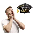 balon foliowy czapka absolwenta gratulacje qualatex 41 shp