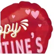 balon foliowy czerwone serce satynowe dekoracja na walentynki happy valentines day 18 cali
