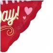 balon foliowy czerwone serce satynowe dekoracja na walentynki happy valentines day 18 cali