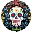 balon foliowy day of the dead skull amscan 18 rnd