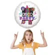 balon foliowy dekoracja disco party retro lata 80 te impreza hipiska w stylu dawnych lat potancowka