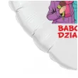 balon foliowy dekoracja na dzien babci i dziadka na wszelki wypadek serce bialy 18