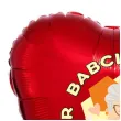 balon foliowy dekoracja na dzien babci super babcia serce czerwony 18