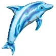 balon foliowy delfin niebieski amscan 37 shp