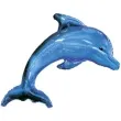 balon foliowy delfin niebieski cti 40