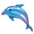 balon foliowy delfin qualatex niebieski 42 shp