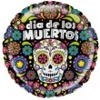 balon foliowy dia de los muertos betallic 21 rnd