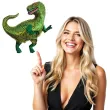 balon foliowy dinozaur tyranozaur zielony flexmetal 14 shp
