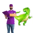 balon foliowy dinozaur tyranozaur zielony flexmetal 24 shp