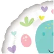 balon foliowy dinozaur w koronie baby saurus amscan 18 rnd