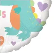 balon foliowy dinozaur w koronie baby saurus amscan 18 rnd