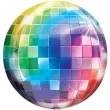 balon foliowy disco ball amscan 16 orb