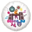 balon foliowy disco dj bialy 18 rnd