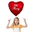 balon foliowy dla mamy czerwony 18 hrt