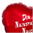 balon foliowy dla najwspanialszego nauczyciela czerwony 18 hrt