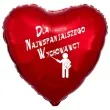 balon foliowy dla najwspanialszego wychowawcy czerwony 18 hrt
