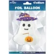balon foliowy duszek w kapeluszu bialy partypal 25 shp