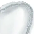 balon foliowy duze serce srebrny flexmetal 32 hrt