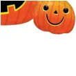 balon foliowy dynie halloween pomaranczowy amscan 35 shp