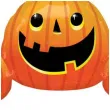 balon foliowy dynie halloween pomaranczowy amscan 35 shp