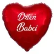 balon foliowy dzien babci czerwony 18 hrt