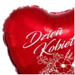 balon foliowy dzien kobiet czerwony 18 hrt