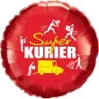 balon foliowy dzien kuriera super kurier zolto czerwony 18 rnd