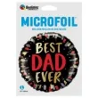 balon foliowy dzien ojca best dad ever qualatex 18 rnd