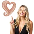 balon foliowy dziurawe serce holo rozowe zloto grabo 37 shp