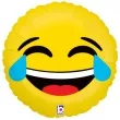 balon foliowy emoji smiech zolty betallic 18 rnd