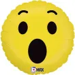 balon foliowy emoji wow zolty betallic 18 rnd