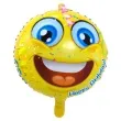 balon foliowy emotikon usmiech zolty folat 17 rnd