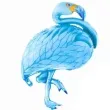 balon foliowy flaming blekitny oem 40 shp