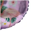 balon foliowy flamingi w kwiatach fioletowy jasny oem 18 rnd