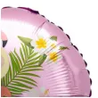 balon foliowy flamingi w kwiatach rozowy jasny oem 18 rnd