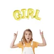 balon foliowy girl zloty jix 17 shp
