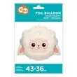 balon foliowy glowa owcy bialy godan 17 shp