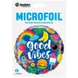 balon foliowy good vibes qualatex 18 rnd